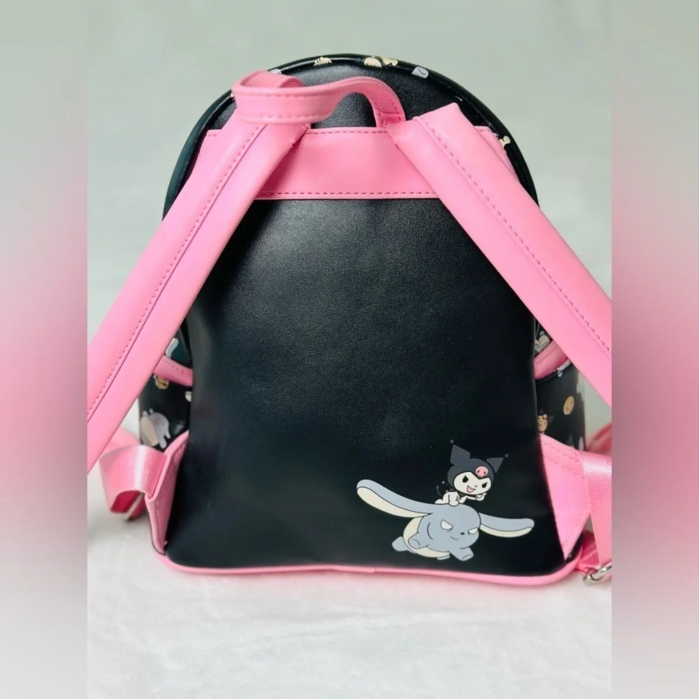 Loungefly Sanrio Glow In The Dark Kuromi and Baku Mini Backpack